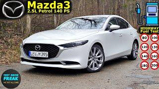 2025 Mazda3 Fastback e-Skyactiv G 140 Takumi 2.5L Automatic 140 PS  Test Drive | Fuel Consumption