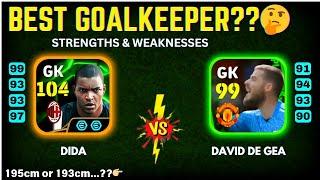 104 Epic Dida  99 POTW De Gea!! | Who's The Best GK Efootball 25..? | Efootball 2025 Mobile