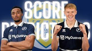 SCORE PREDICTIONS- MILLWALL V LEEDS UNITED #millwall #leedsunited #championship #efl