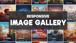 How To Make Responsive Image Gallery With HTML CSS JS | Lightbox Image Gallery Design