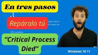 How to fix CRITICAL_PROCESS_DIED blue screen error in Windows 10