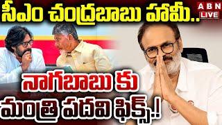 LIVE : సీఎం చంద్రబాబు హామీ..నాగబాబు కు మంత్రి పదవి ఫిక్స్..! | Minister Nagababu | CM Chandrababu