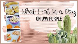 What I Eat in a Day on WW (Weight Watchers) Purple Plan | Journey to Lose 100+ Lbs |