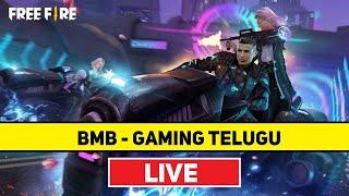 BMB Gaming Telugu FF || Free Fire Game Play || Video - LIVE Video