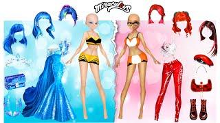 Shopping Challenge! Miraculous Ladybug, Queen Bee, Alya And Friends Dress Up | Style Wow