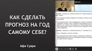 Как сделать прогноз на год самому себе?