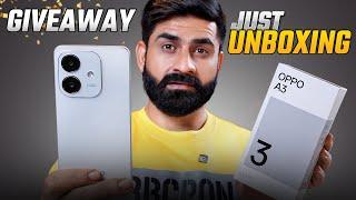 OPPO A3 Unboxing & First Impressions | Giveaway!