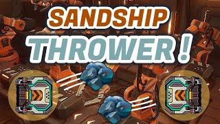 Sandship Crafting Factory: How to use the THROWER Device! [HD]