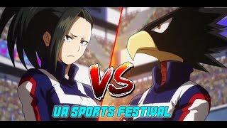 UA Sports Festival | Yaoyorozu Vs Tokoyami | Boku no Hero Academia