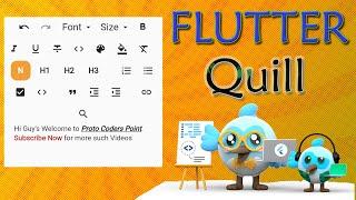 Flutter Rich Text Editor | Quill Editor