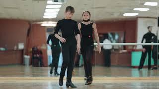 A Glimpse into Leo and Katya's Cha Cha Practice