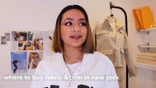 BEST fabric & trim stores - new york garment district