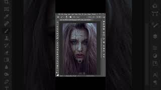 How to create Cracked Skin effect in Photoshop | #photoshop #photoshoptutorial #shorts #youtube #yt