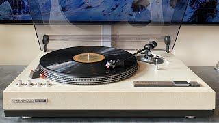 Kenwood KD-500 Turntable Demonstration & General Info