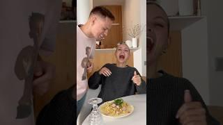 Как вам подача? Открываем ресторан? #аняищук #семьявместе #димасблог #юмор #семья