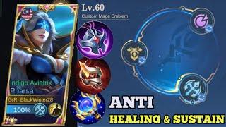 PHARSA NEW EMBLEM SYSTEM AND BUILD ITEM ANTI HEALING AND SUSTAINABILITY | PHARSA BEST BUILD 2023