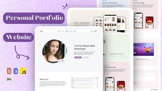 Build and Deploy an Amazing Portfolio Website from Scratch | HTML, CSS, JavaScript Tutorial