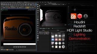 TUTORIAL | Lighting Demonstration with Houdini, Redshift and HDR Light Studio