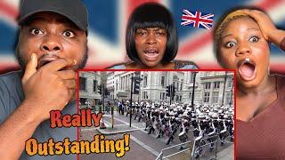 Reaction To Royal Marines Beating Retreat