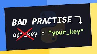 "Avoid THIS Bad Practise In Python": An Introduction to .env Files