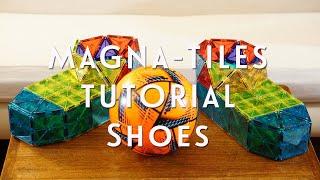 Magna-Tiles Idea: Shoes (Football cleats)