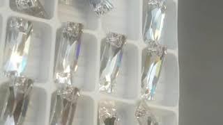 Preciosa Clear Crystal Slim Baguettes from RhinestonesOnline