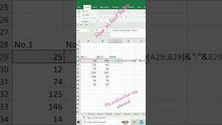 How to find ratio in excel? #microsoftexcel #excelvideo #excel #trick #shorts #ratio