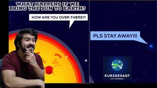 What Happens If We Bring the Sun to Earth? (Kurzgesagt) CG Reaction