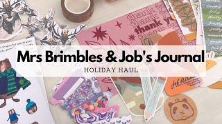 Mrs Brimbles and Jobs Journal Holiday Stationery Haul #stickers #vellum #washitape