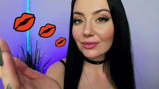 ASMR Girlfriend Glossy Kisses  Roleplay in Russian