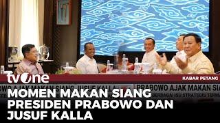 Presiden Prabowo Ajak Jusuf Kalla Makan Siang | Kabar Petang tvOne