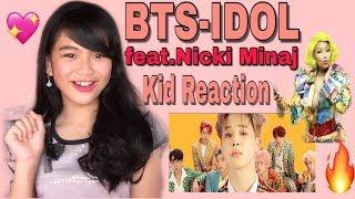 BTS (방탄소년단) 'IDOL (Feat. Nicki Minaj)' Official MV Kid Reaction