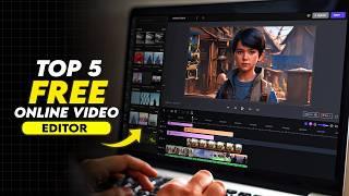 Top 5 FREE Video Editing Software Online with NO Watermark 2024