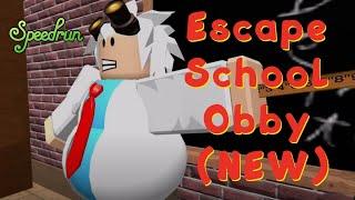 Escape School Obby (NEW) Speed run 09:35 Full Walkthrough - Roblox Obby By lnteractive Games