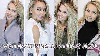 ВЕСЕННИЕ /ЗИМНИЕ ПОКУПКИ ОДЕЖДЫ С ПРИМЕРКОЙ 2017 | ВЕСЕННИЙ ГАРДЕРОБ |SPRING/WINTER CLOTHING HAUL