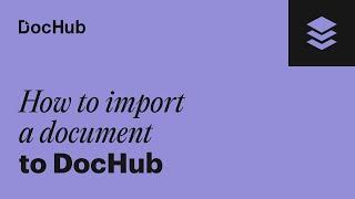 How to Open a PDF in DocHub