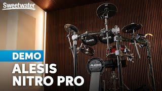 Alesis Nitro Pro Electronic Drum Kit Demo