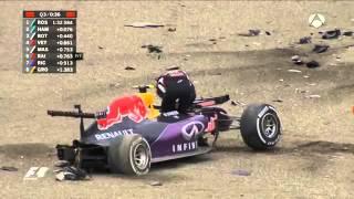 F1 2015 Japanese GP Daniil Kvyat Crash