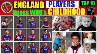 Top 10 England Cricketers | Who had Shocking Childhood | Guess the names?? (Challenge)