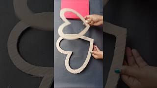 DIY Heart Shape Home Decoration Idea |#shorts #youtubeshorts #viralshort #heart #ashortaday #craft