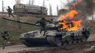 Drones Ukrainian destroying Russian tanks Brutally in one strike | Fz Gamerz | GTaV