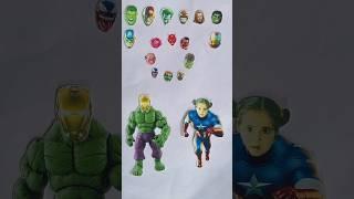 Captain america Vs hulk with iron man  anaya & motu thor super hero Avengers puzzle  game #viral