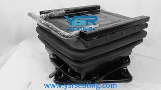 YSR Seating Supplier 360 Degree Rotating Base Three-Level Shock Absorber Truck Driver Seat Part