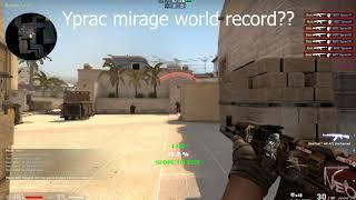 CSGO Yprac mirage speed run world record