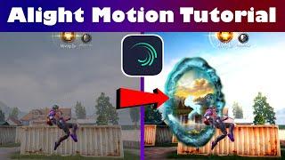 How to make Portal Video in Pubg Mobile | Alight Motion Tutorial