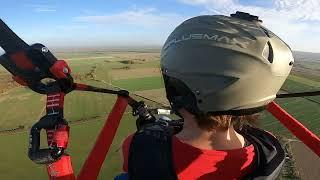 2022-10-30 Überprüfungsflug für Tandem-Lizenz mit Beke in Stapelburg