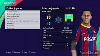 COMO CRIAR O RONALDINHO GAÚCHO NO PES 2021