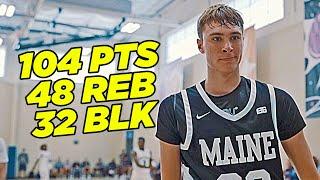 Cooper Flagg HISTORIC Performance at Nike Peach Jam.. Averaged a TRIPLE DOUBLE w/ BLOCKS (3 Games)