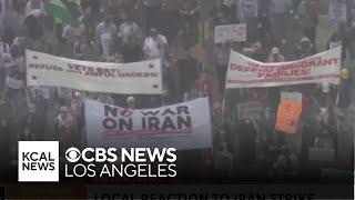 Los Angeles reacts to U.S. strike on Iran