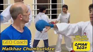 Malkhaz Chumburidze karate seminar Omani 2024